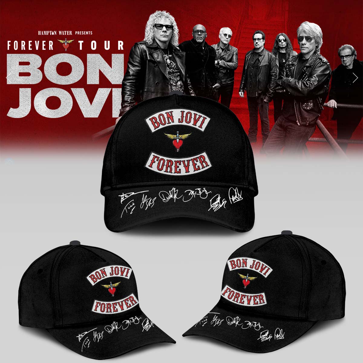 BON JOVI “Forever Tour” Signature Collection Limited Edition – Hoodie