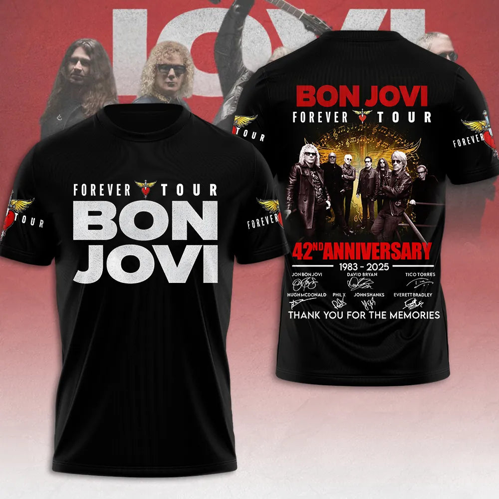 Bon Jovi – Forever Tour 2026 Limited T-Shirt