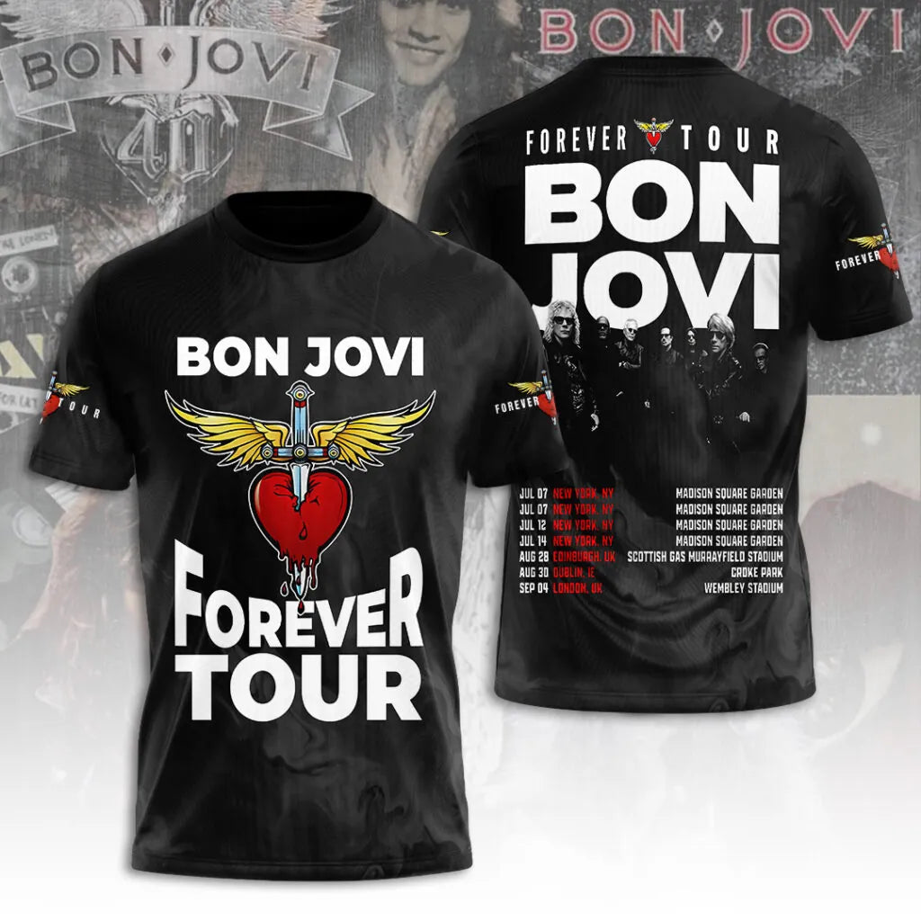 Bon Jovi – Forever Tour 2026 Limited T-Shirt