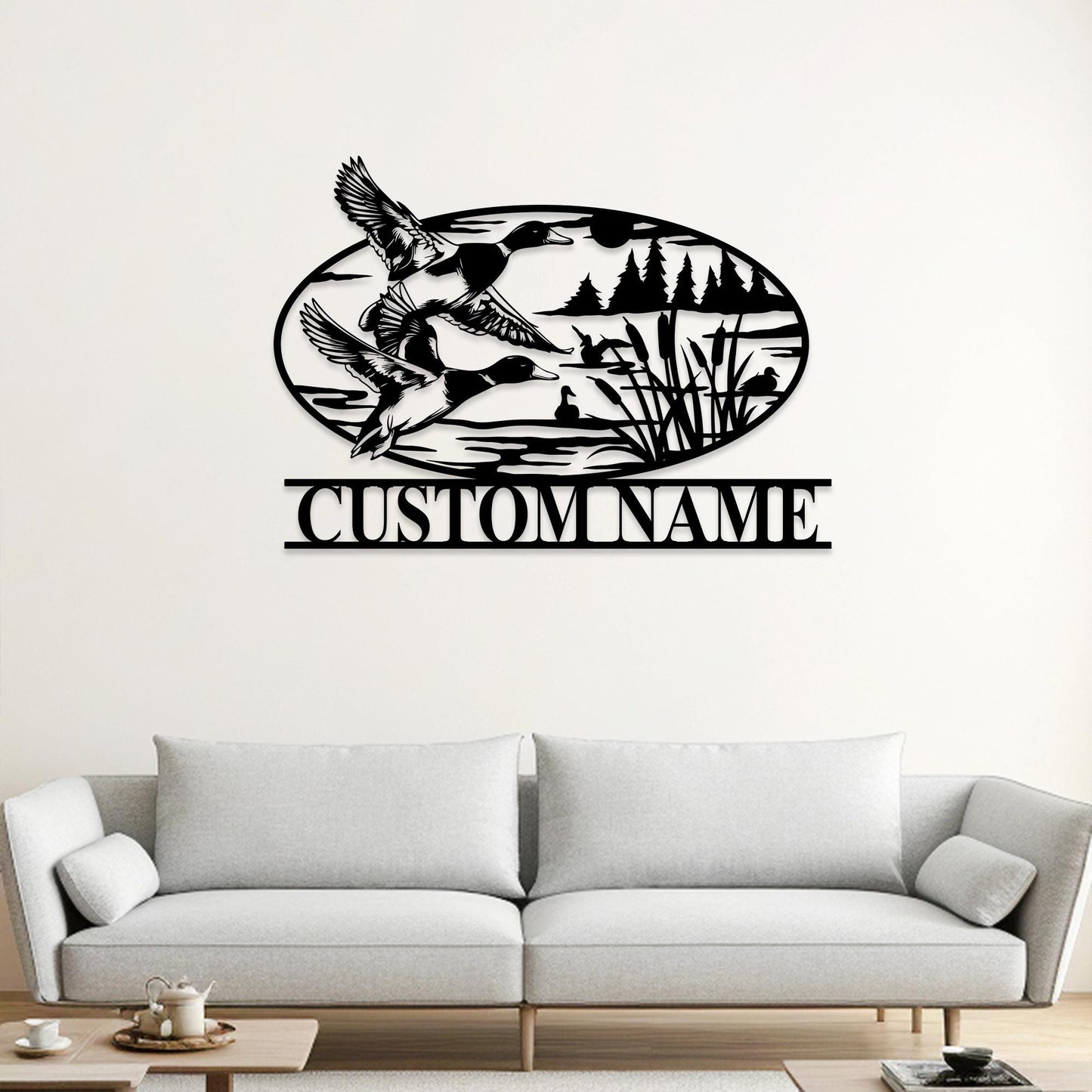 Custom Duck Hunting Name Sign,Hunter Metal Sign,Duck Metal Wall Art,Duck Hunting Sign,Hunter Cabin Sign,Duck Hunter Gifts,Lake House Decor