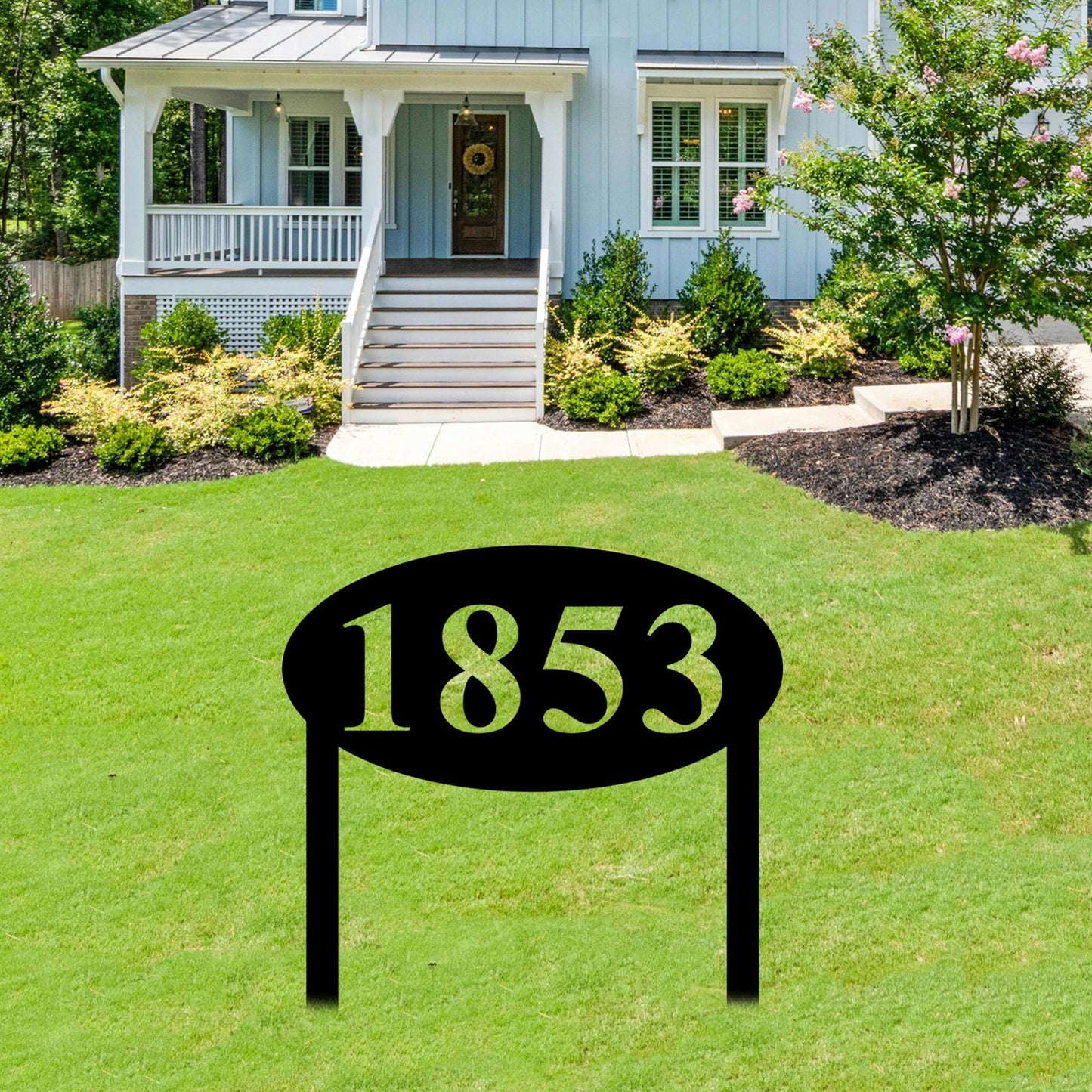 Custom House Numbers for Yard,Lawn Address Sign,Personalized Address Garden Stakes,Front Door Stake,Metal Adress Sign,New Homeowner Ideas
