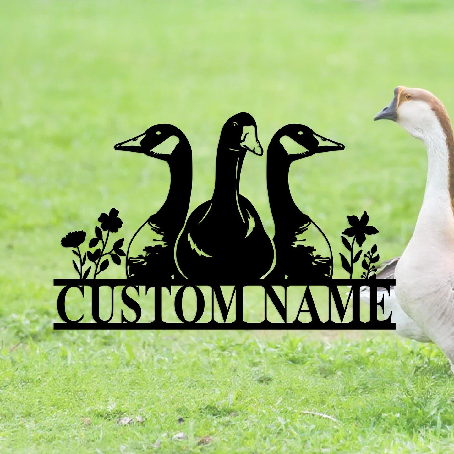 Custom Goose Metal Sign,Goose Farmhouse Sign,Personalized Goose Farm Decor,Goose Coop Sign,Goose  Wall Art,Goose Crossing Sign,Barn Sign