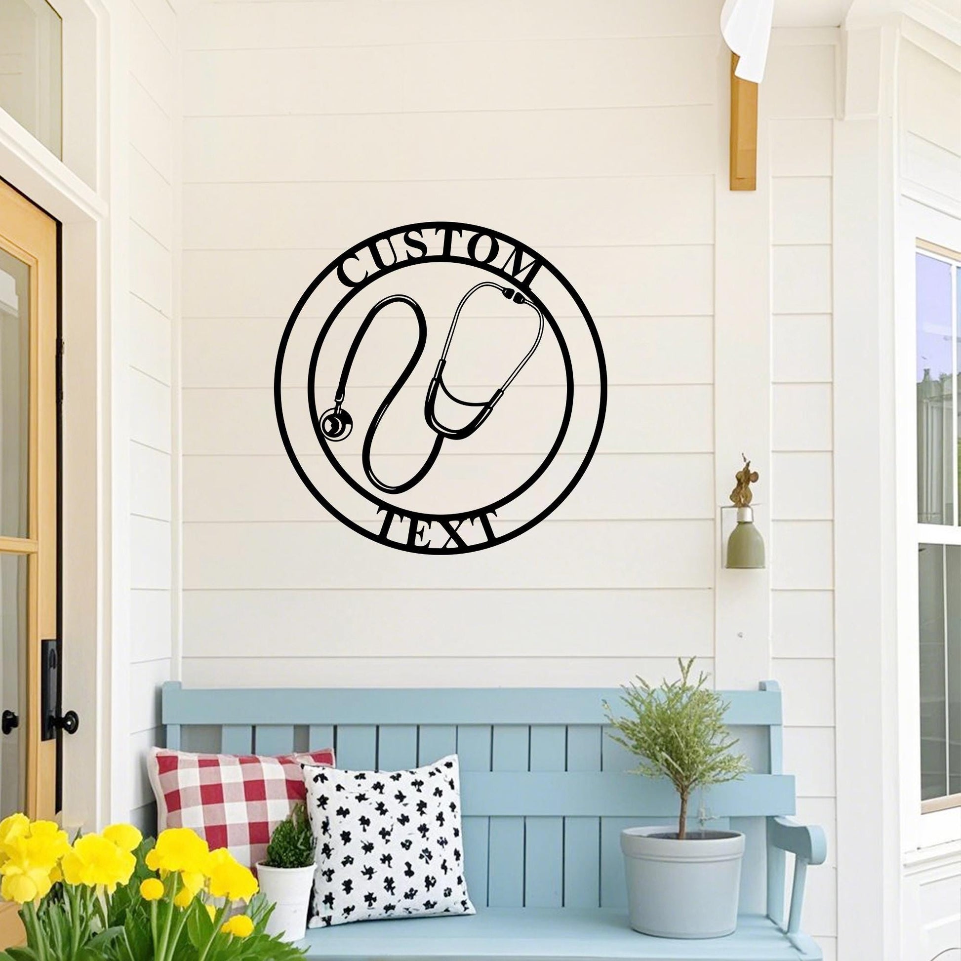 Personalized Doctor Metal Sign,Nurse Name Signs,Hospital Wall Sign,Custom Doctor House Decor,Nurse Wall Decor,Clinic Sign,Gift for Doctors