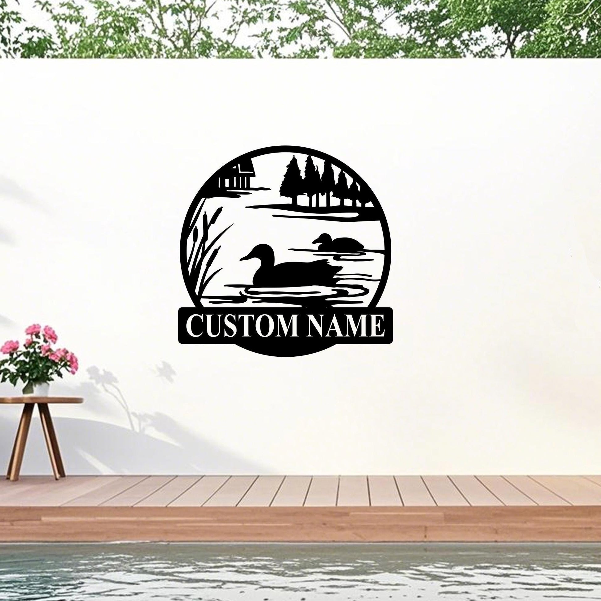 Custom Metal Duck Hunting Sign,Duck Cabin Decor,Duck Lake House Sign,Duck Farm Decor,Duck Coop Wall Art,Duck Pond Sign,Duck House Sign