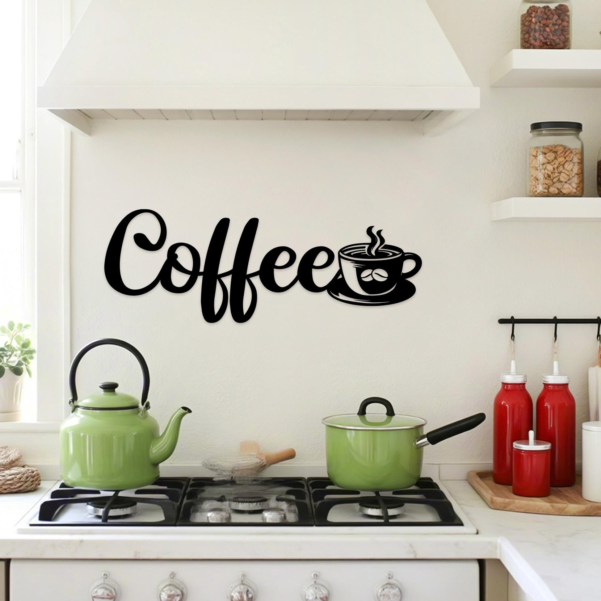 Coffee Bar Sign,Coffee Bar Decor,Coffee Bar Metal Wall Art,Coffee Wall Art,Kitchen Decoration,Coffee Lover Gift,Coffee Bar Decor,Coffee Sign