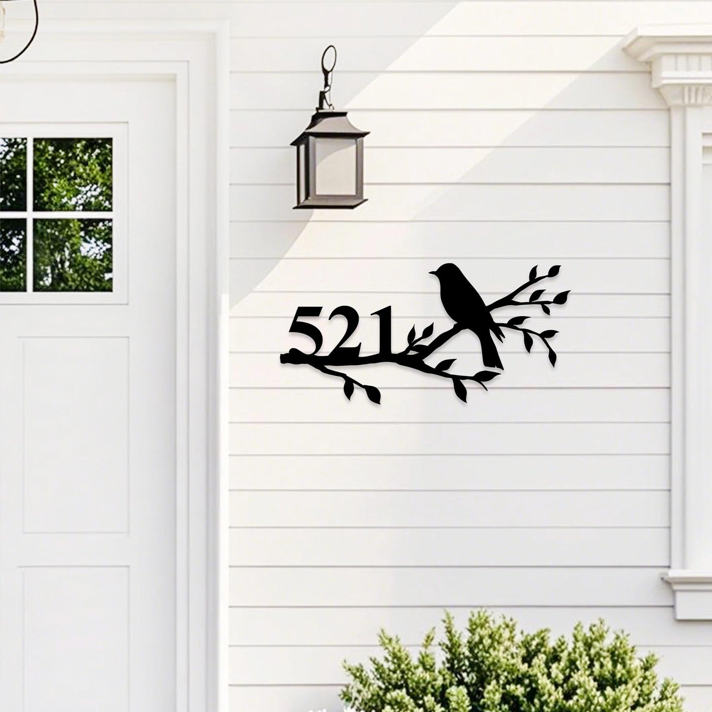 Customl Adress Plaque,Modern House Number Sign,Bird Address Sign,Metal House Numbers,Gate Number Sign,Front Door Sign,New Homeowner Gift