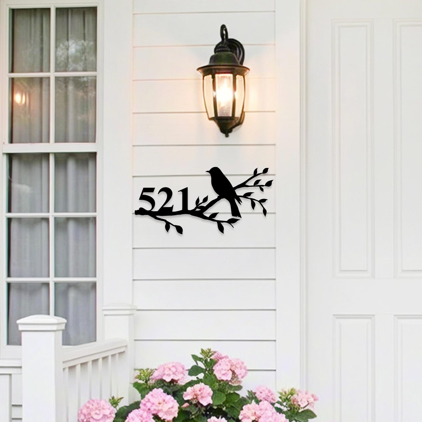 Customl Adress Plaque,Modern House Number Sign,Bird Address Sign,Metal House Numbers,Gate Number Sign,Front Door Sign,New Homeowner Gift