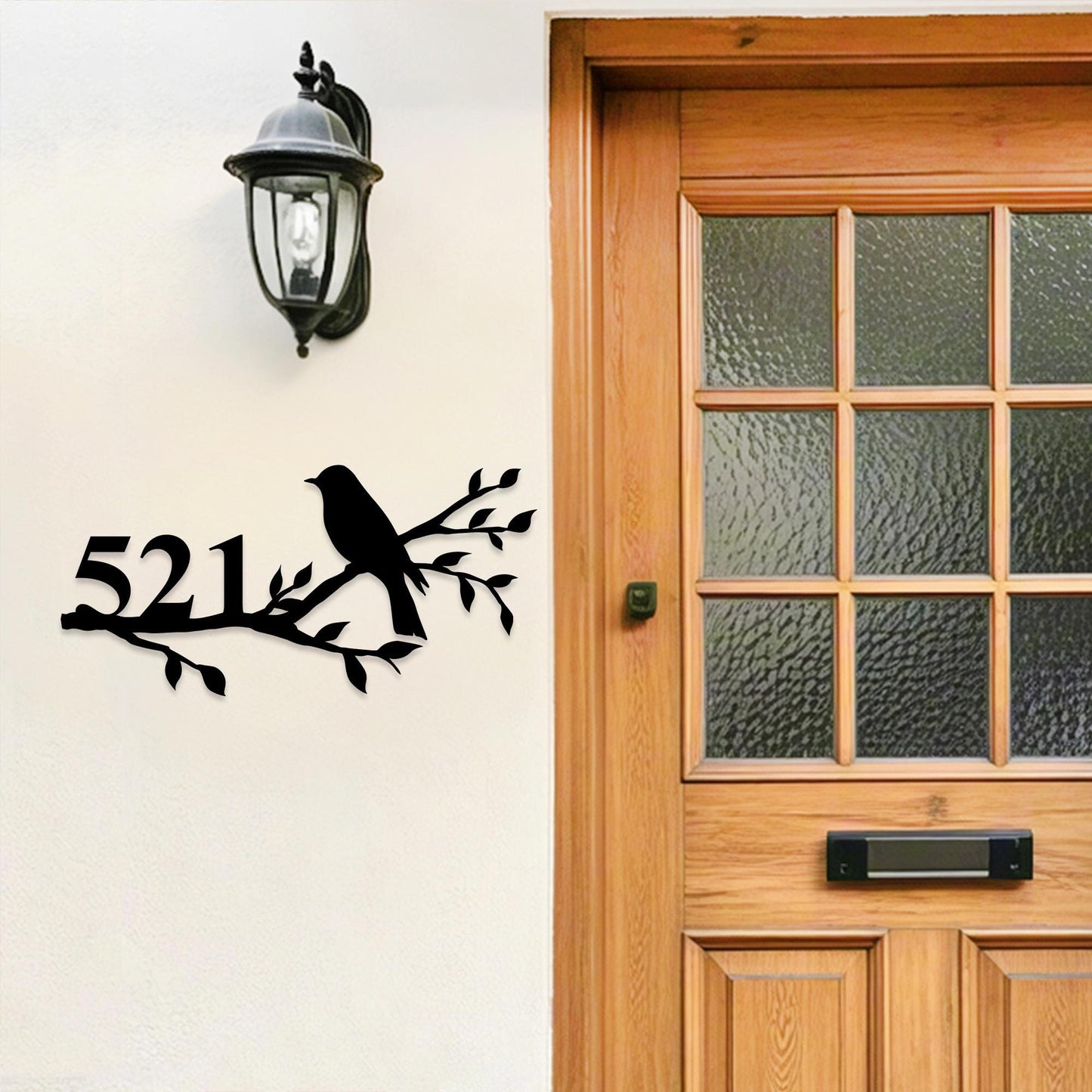 Customl Adress Plaque,Modern House Number Sign,Bird Address Sign,Metal House Numbers,Gate Number Sign,Front Door Sign,New Homeowner Gift