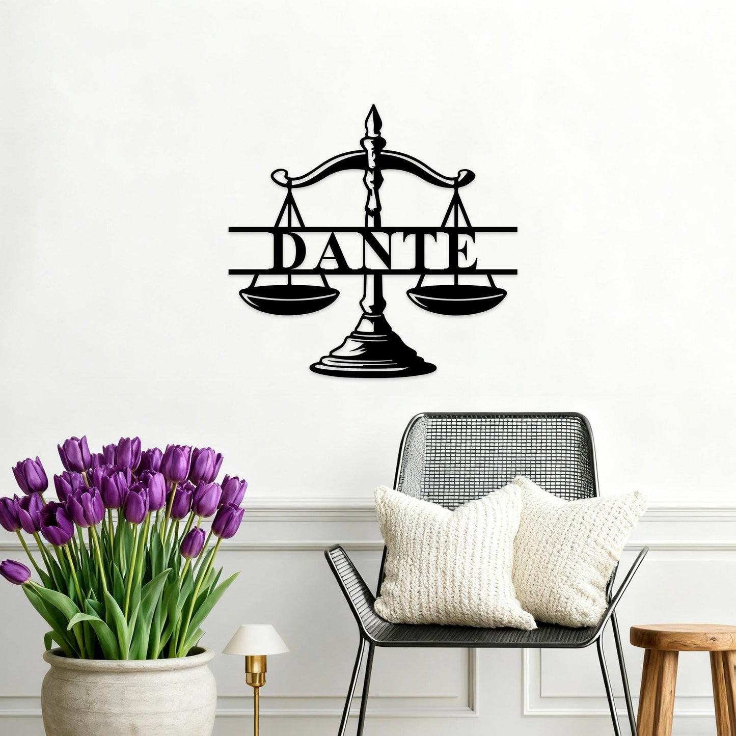 Personalized Lawyer Wall Sign,Custom Law Firm Sign,Lawyer Office Decor,Attorney Wall Decor,Scales of Justice Metal Sign,Law Firm Gift