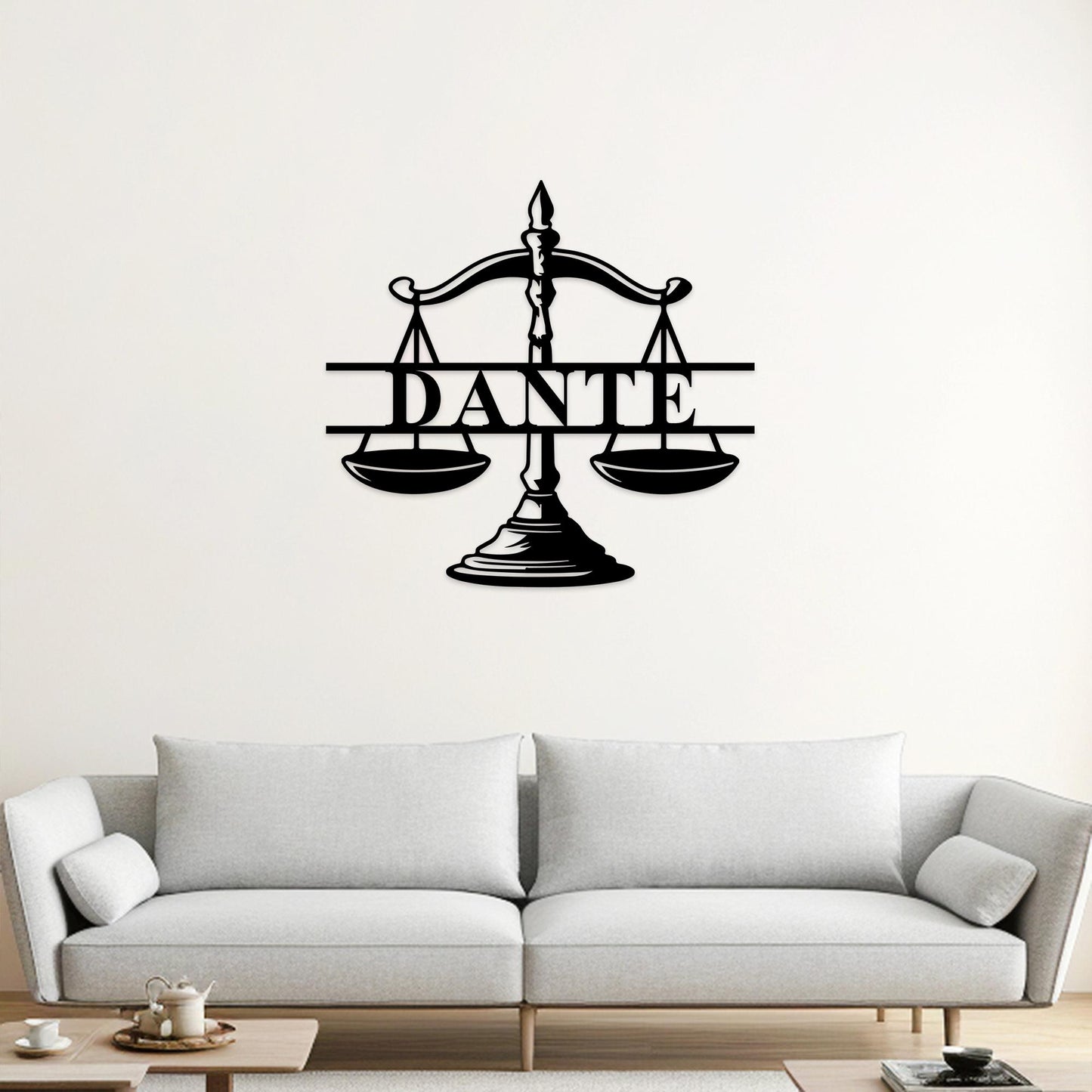 Personalized Lawyer Wall Sign,Custom Law Firm Sign,Lawyer Office Decor,Attorney Wall Decor,Scales of Justice Metal Sign,Law Firm Gift