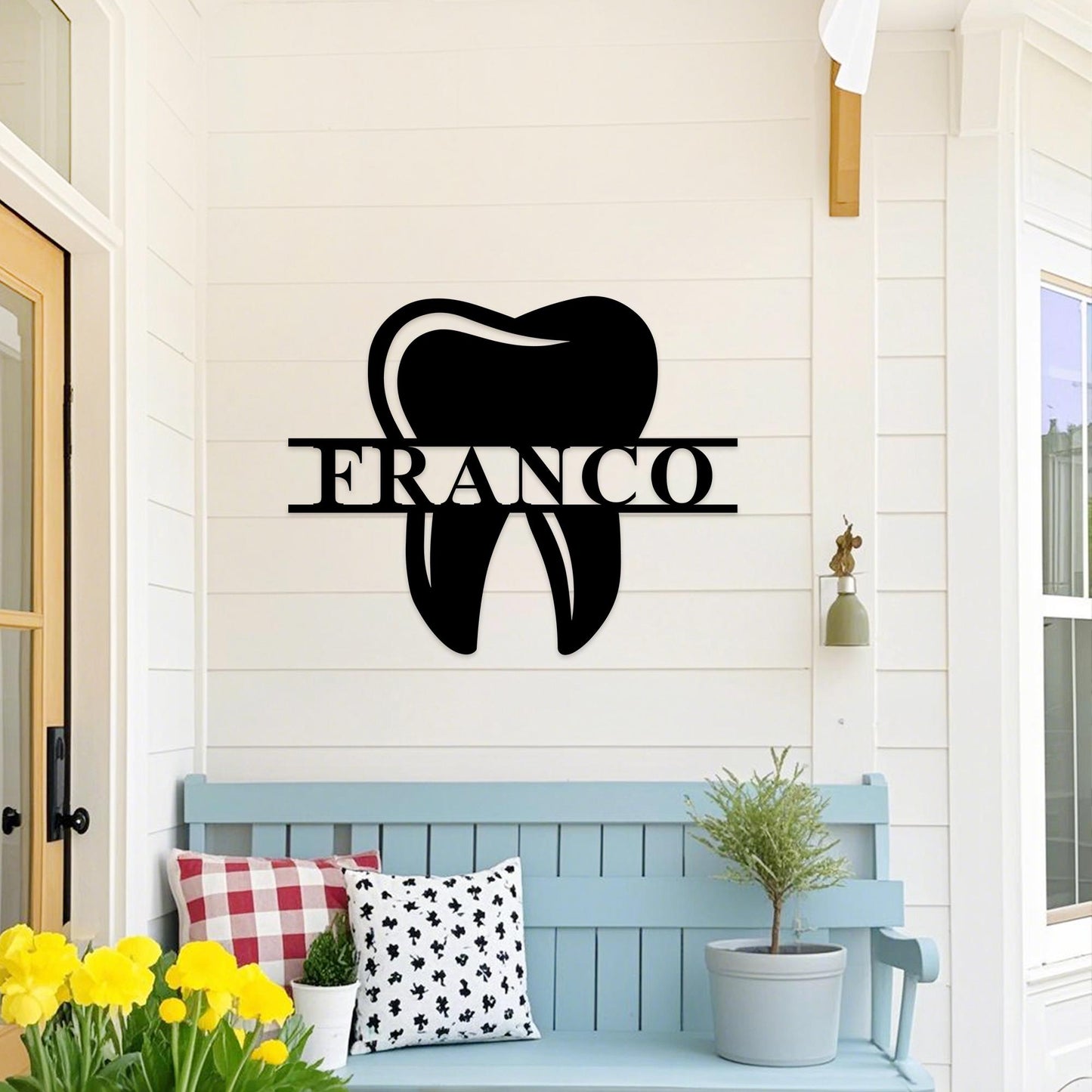 Custom Dentist Metal Sign,Dentist Office Sign,Dentist Wall Sign,Dentist Name Sign,Dental Office Sign Orthodontist Sign,Dentist Gift