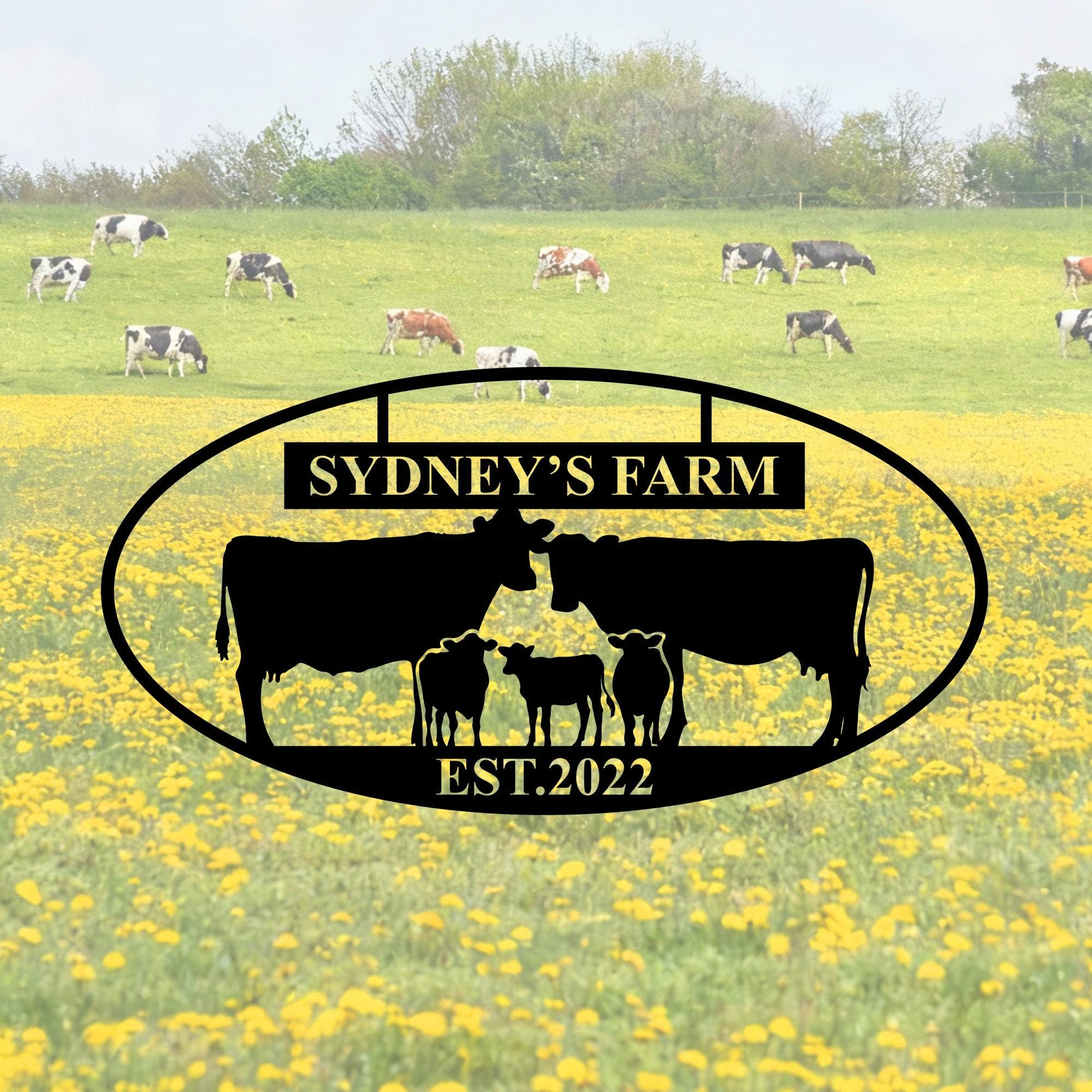 Cow Name Sign,Custom Cow Metal Sign,Cattle Metal Wall Art,Cow Barn Sign,Cow Ranch Sign,Cow Metal Farm Sign,Famer Gifts,Cow Milk Sign