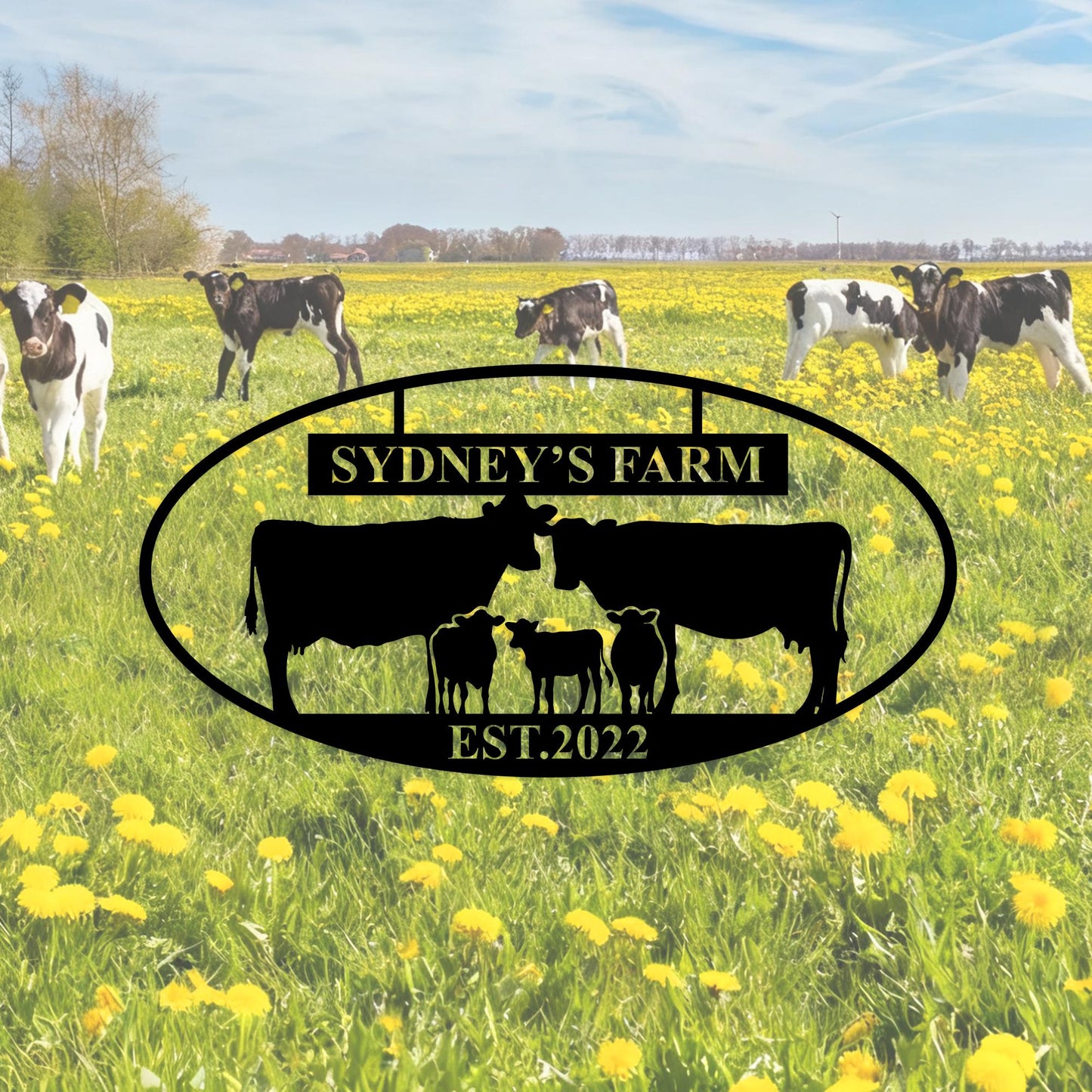 Cow Name Sign,Custom Cow Metal Sign,Cattle Metal Wall Art,Cow Barn Sign,Cow Ranch Sign,Cow Metal Farm Sign,Famer Gifts,Cow Milk Sign