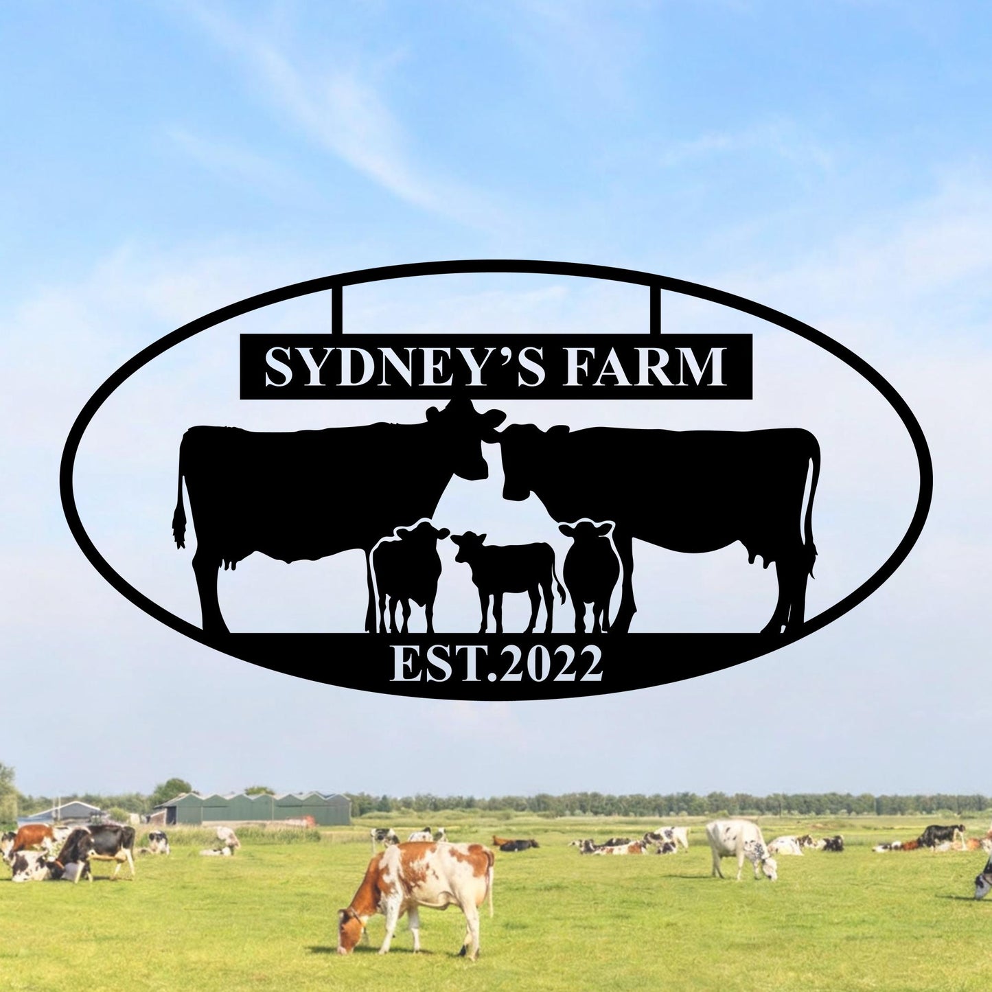 Cow Name Sign,Custom Cow Metal Sign,Cattle Metal Wall Art,Cow Barn Sign,Cow Ranch Sign,Cow Metal Farm Sign,Famer Gifts,Cow Milk Sign