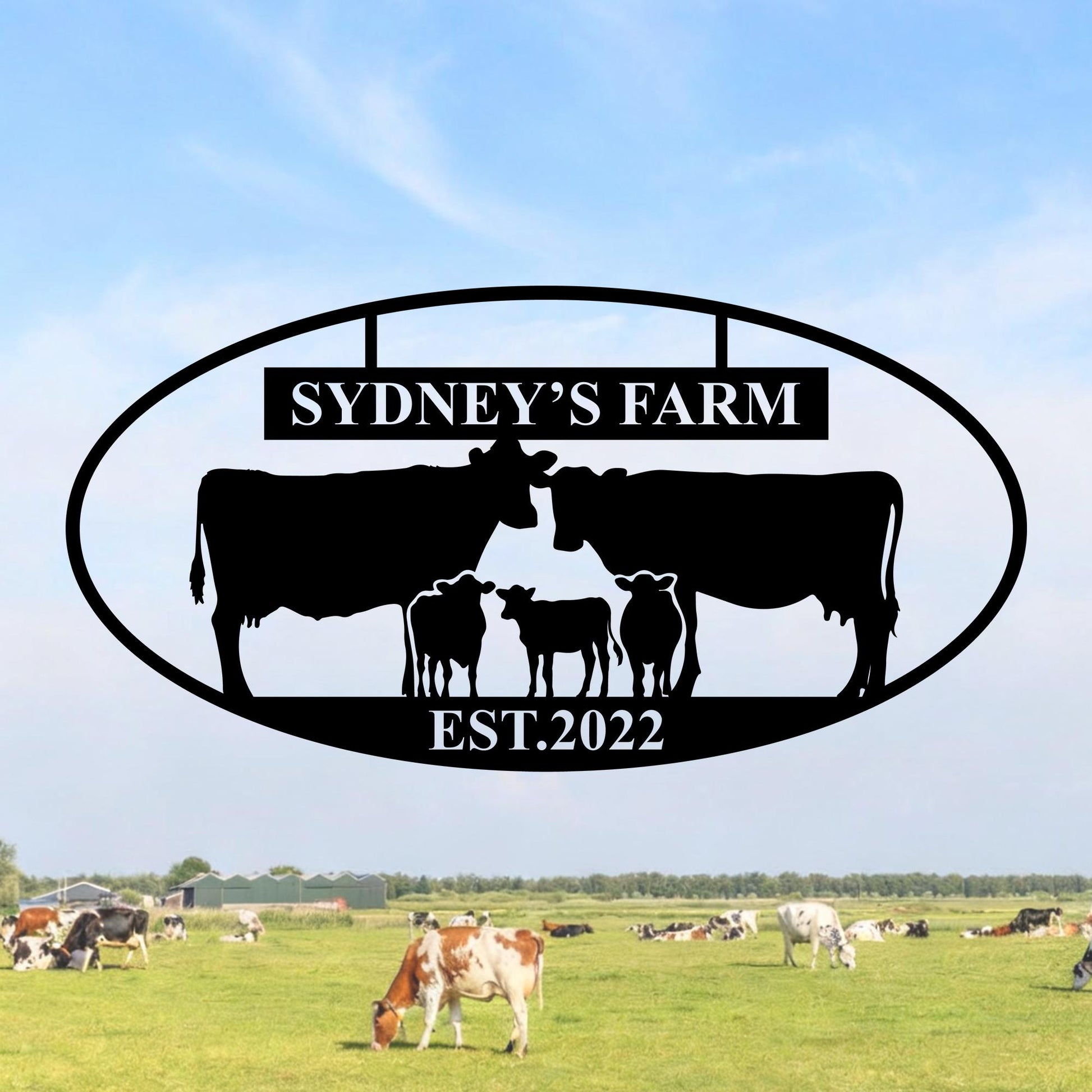 Cow Name Sign,Custom Cow Metal Sign,Cattle Metal Wall Art,Cow Barn Sign,Cow Ranch Sign,Cow Metal Farm Sign,Famer Gifts,Cow Milk Sign