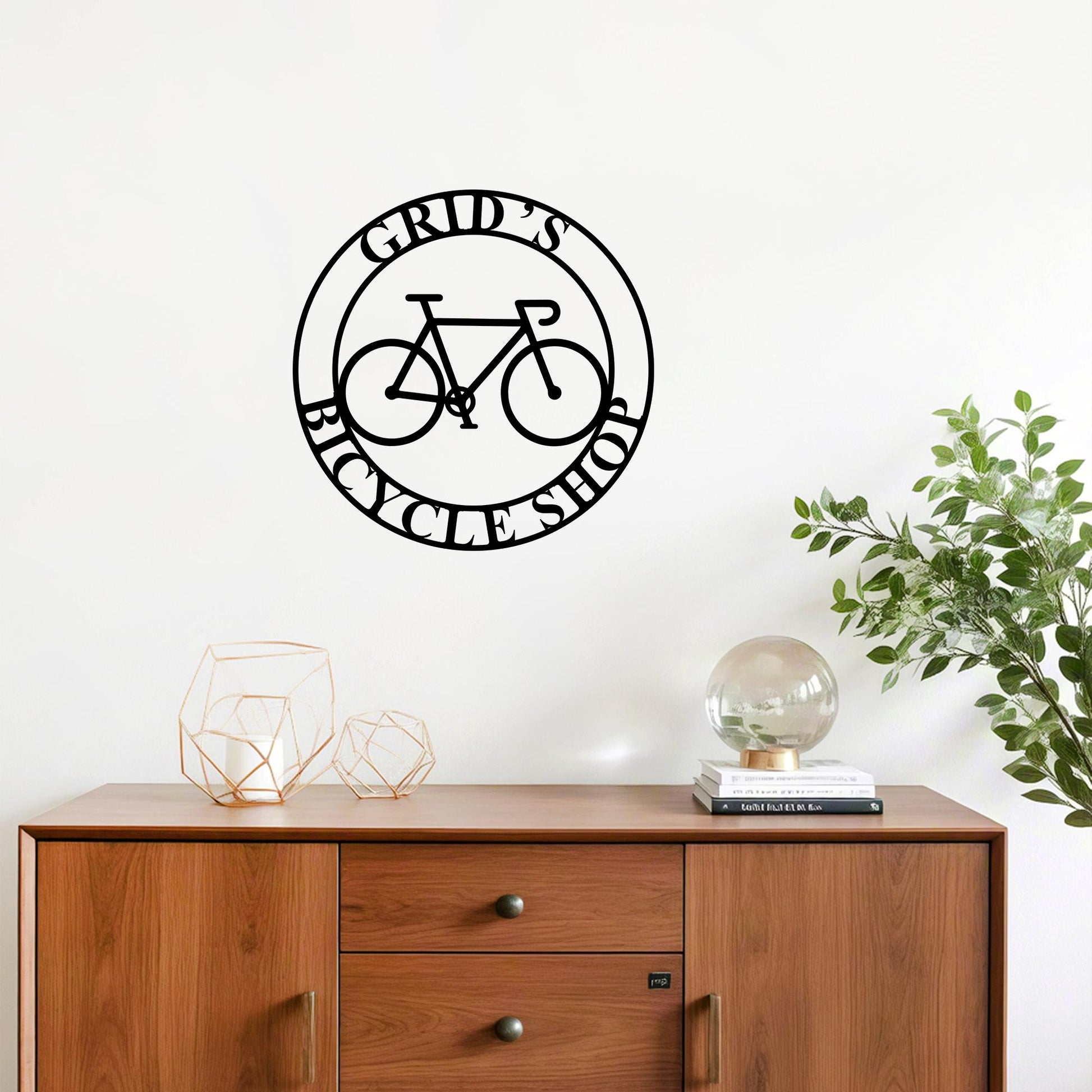 Custom Bicycle Sign,Bicycle Metal Sign,Personalized Bicycle Name Sign,Cycling Wall Decor,Bike Metal Wall Art,Bicycle Lover Gift,Cyclist Gift