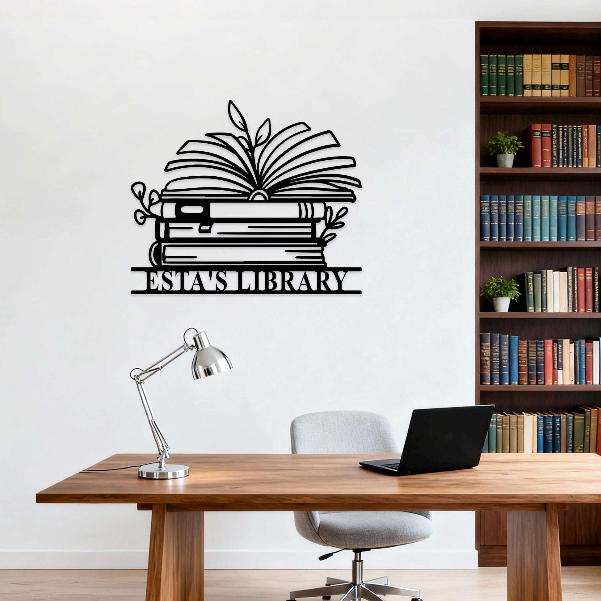 Custom Books Metal Sign,Personalized Reading Room Sign,Books Metal Wall Art,Bookshelf Sign,Reading Corner Decor,Library Sign,Book Club Gifts
