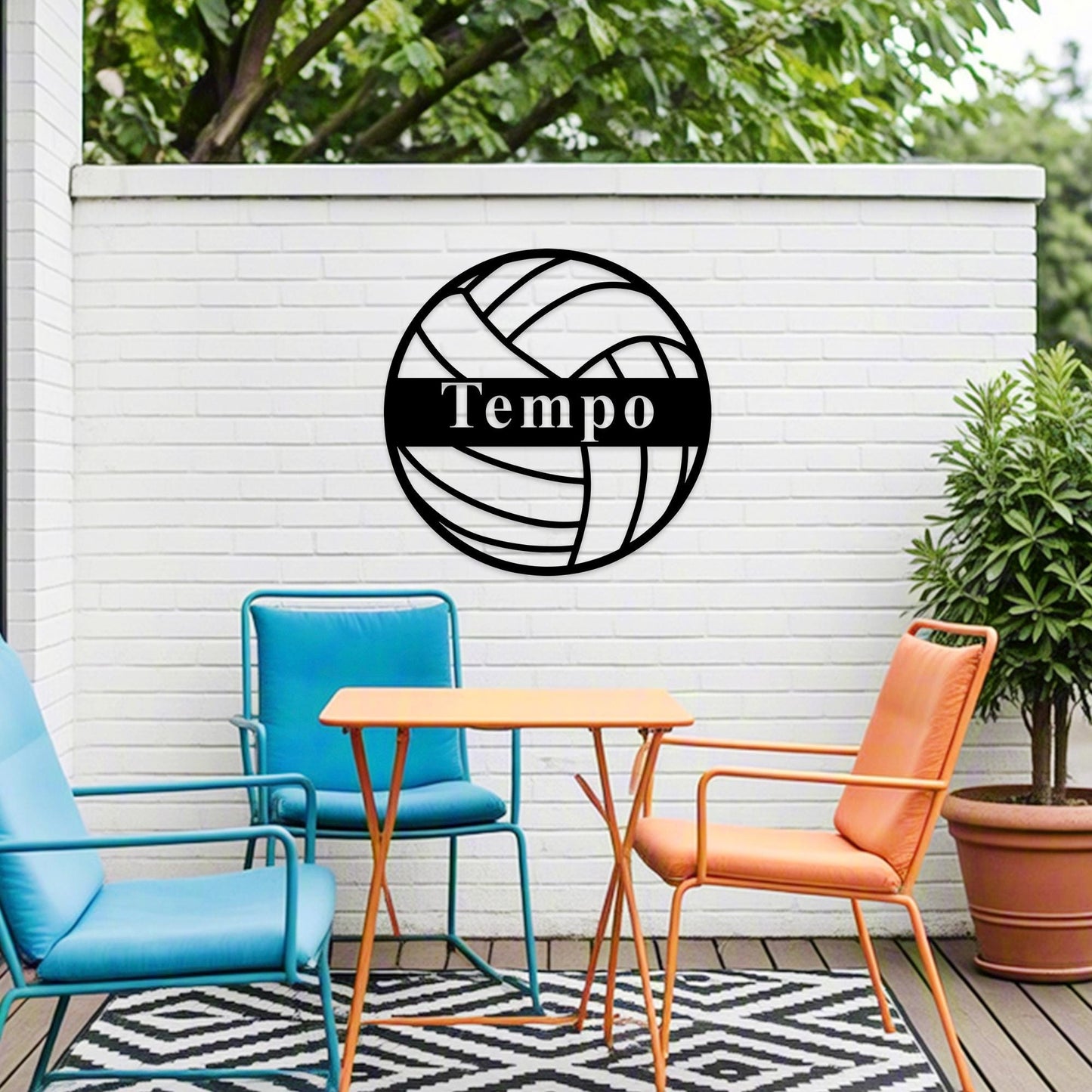 Personalized Volleyball Name Sign, Custom Volleyball Metal Wall Art, Bedroom Volleyball Decor, Volleyball Metal Sign, Volleyball Player Gift