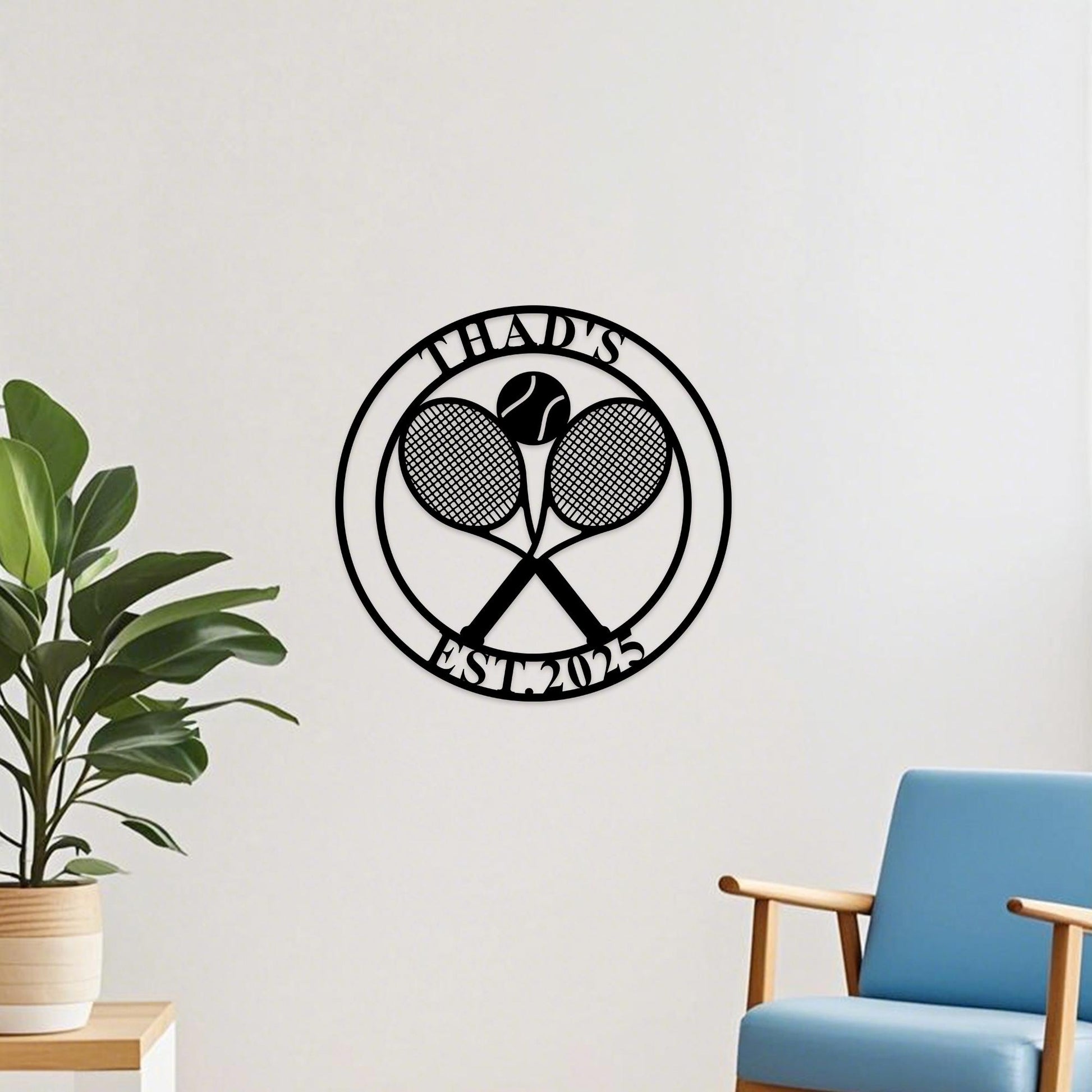 Custom Tennis Sign,Metal Tenniss Sign,Tennis Room Sign,Tennis Court Decor,Tennis Name Sign,Tennis Metal Wall Art,Tennis Lover Gift