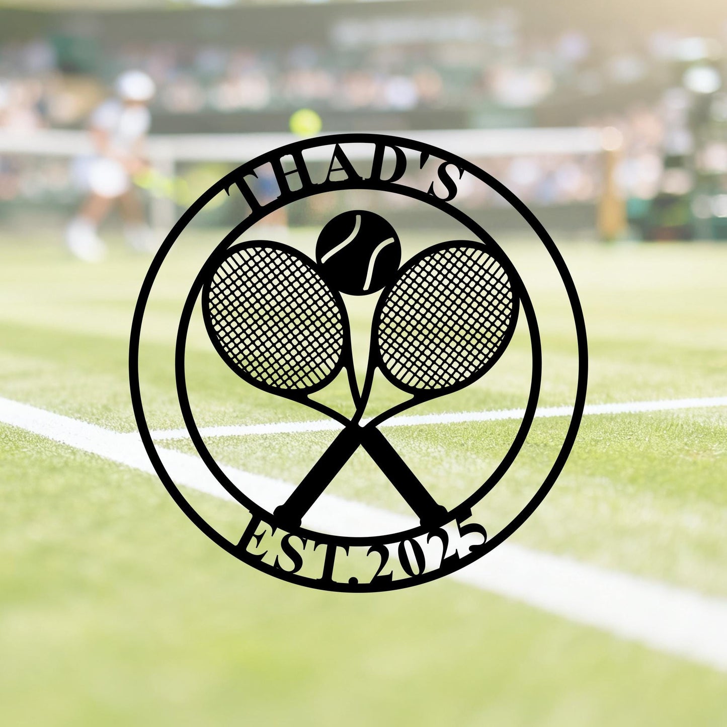 Custom Tennis Sign,Metal Tenniss Sign,Tennis Room Sign,Tennis Court Decor,Tennis Name Sign,Tennis Metal Wall Art,Tennis Lover Gift
